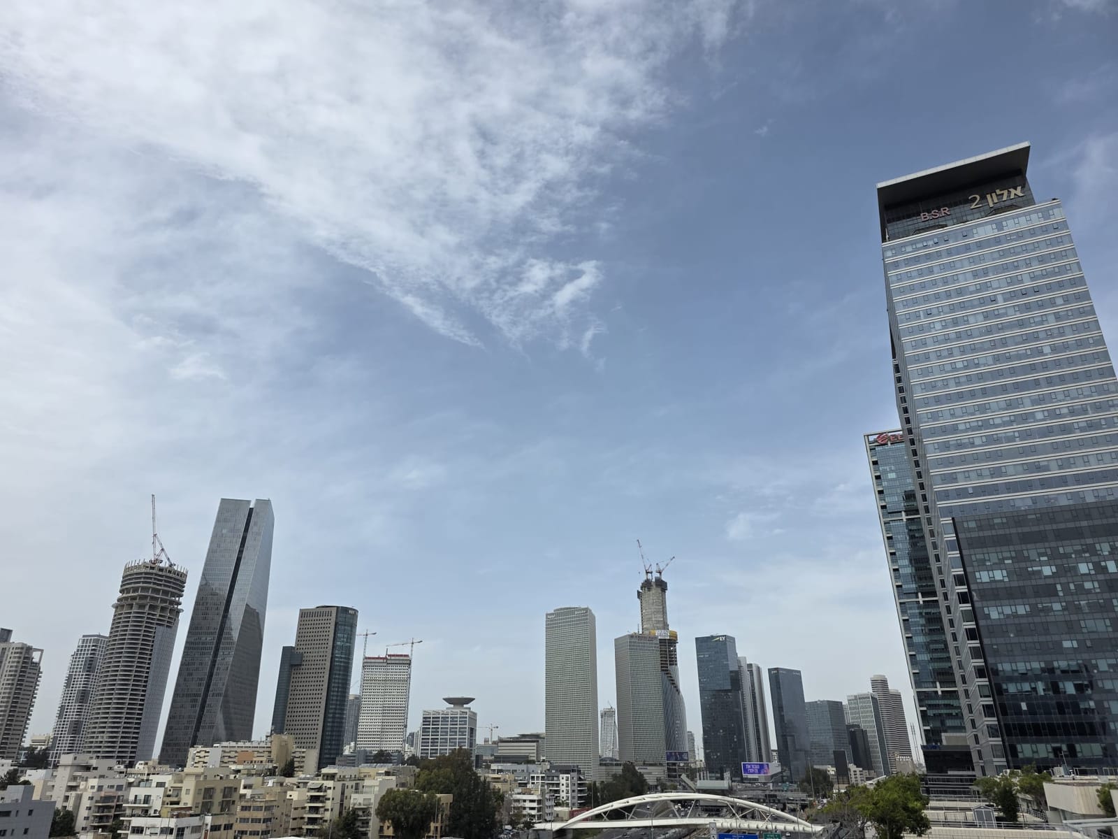 קו הרקיע של מגדלי המשרדים בתל אביב מיגאל אלון עד שרונה